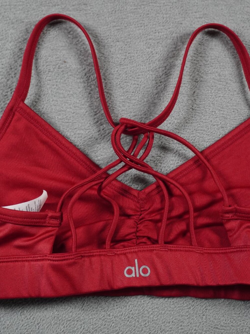 ALO Yoga Women's Red Sports Bra XS